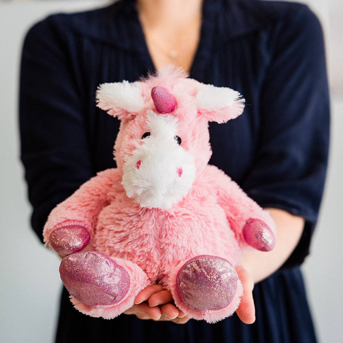 Bouillotte Peluche Warmies Licorne