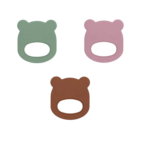 Anneau de Dentition Ours Dusty Rose
