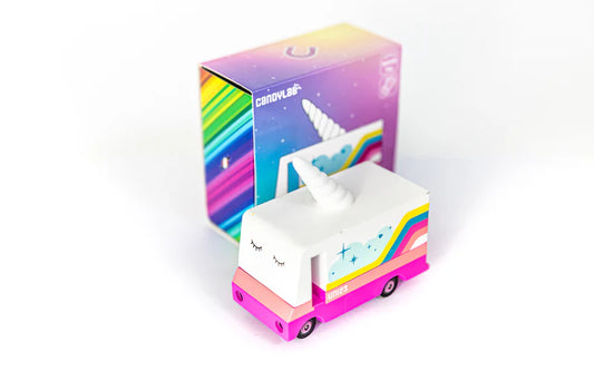 Candycar World Wooden Van - Unicorn