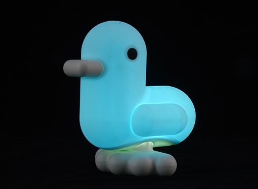 Pastel Blue Duck Night Light