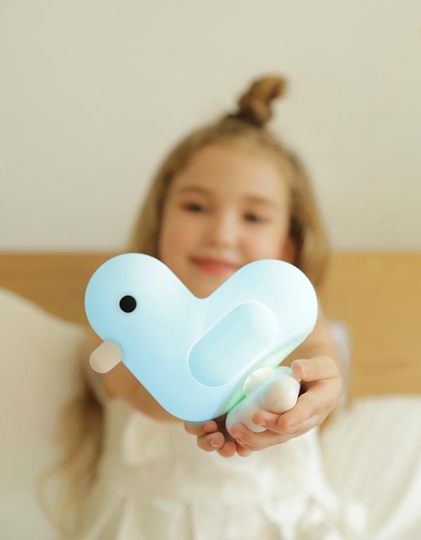 Pastel Blue Duck Night Light