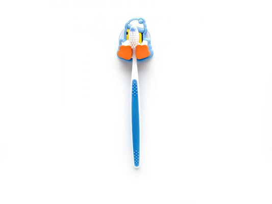 Zahnbürstenhalter in Enteneiblau