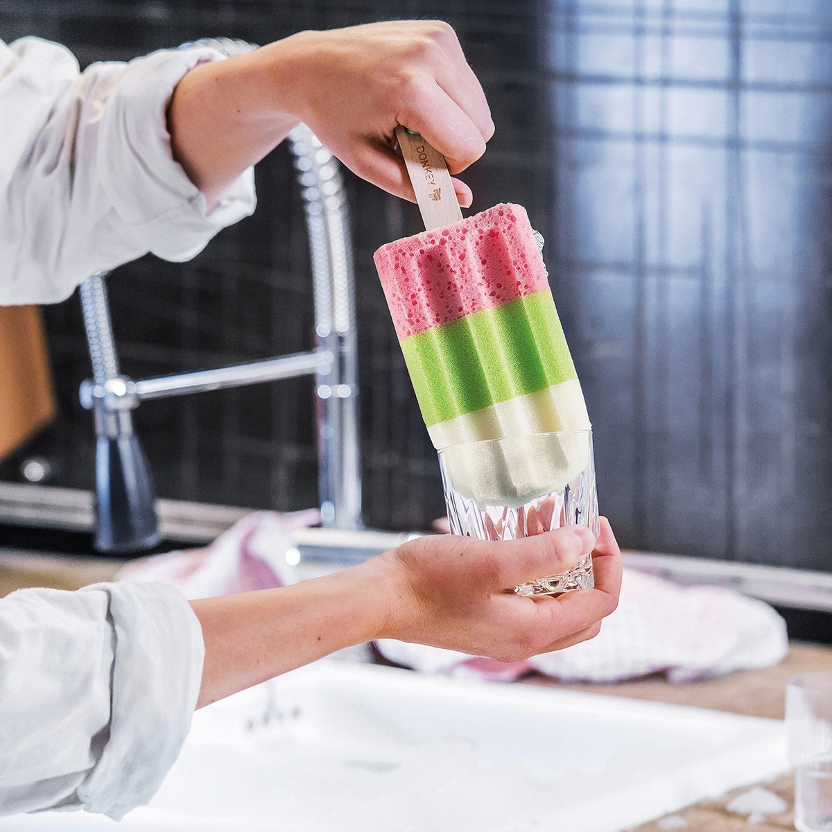 Pink Ice Pop Sponge