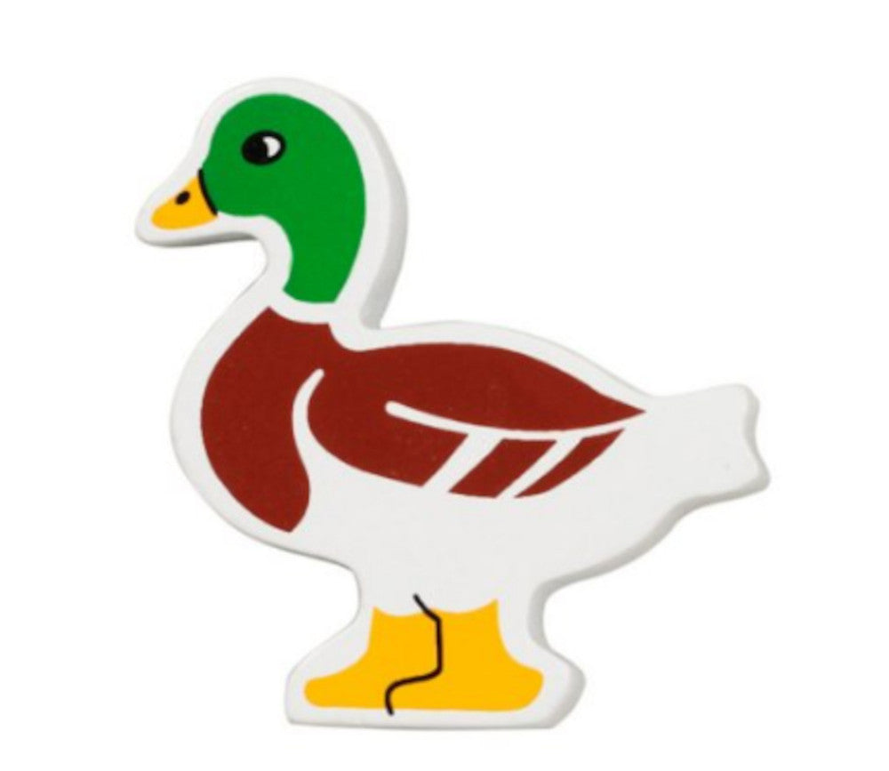 Figurine Canard Colvert en Bois – visuel produit