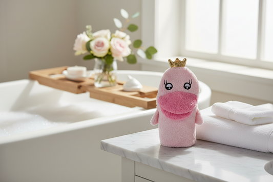 Princess Duck Washcloth