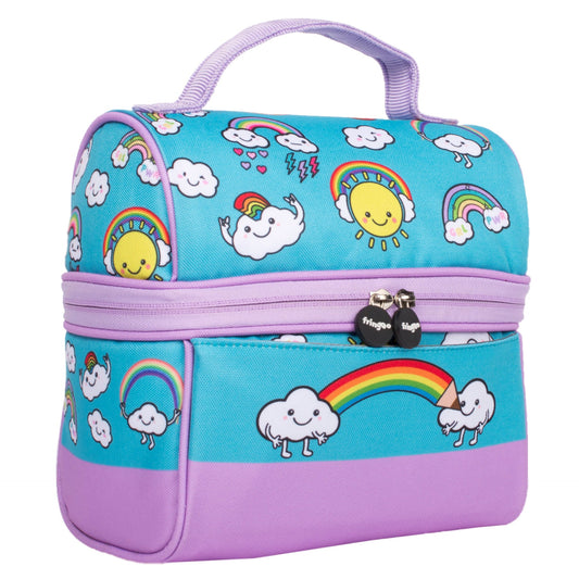 Retro sac repas arc-en-ciel World