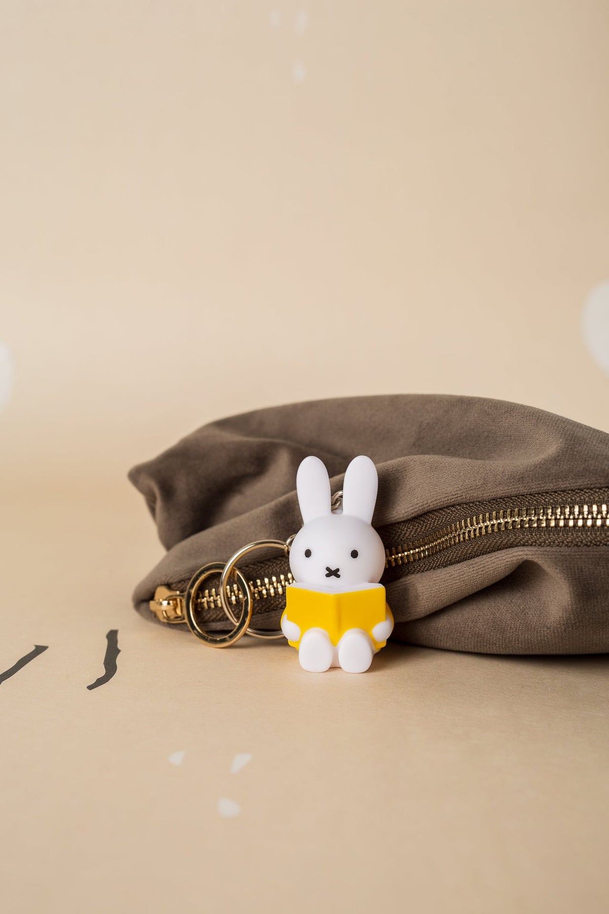 Miffy Rabbit Book Keychain