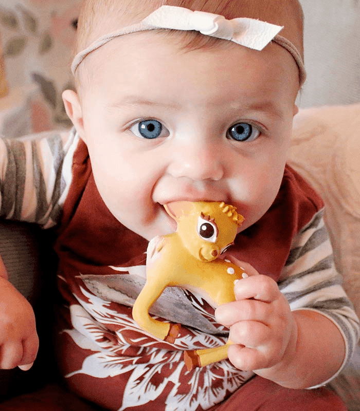 Olive la Biche – Jouet de bain et dentition bébé – vue produit 6