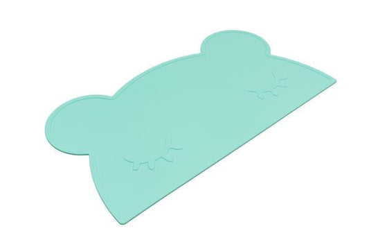 Set de Table en Silicone Ours Minty Green