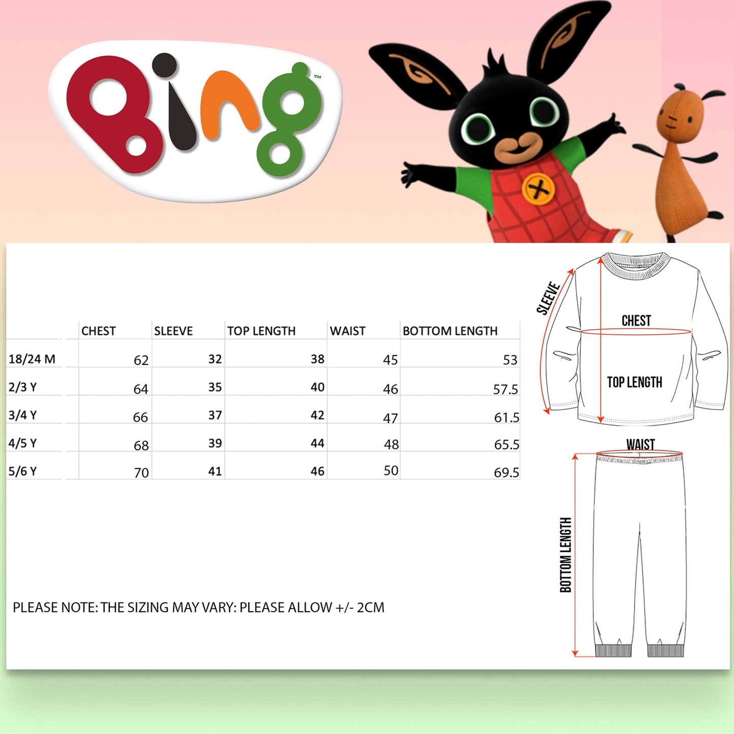 Bing Pyjama for enfant