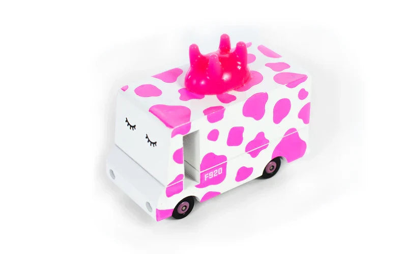 Camionette en Bois Candycar World - Strawberry Moo – vue produit 5