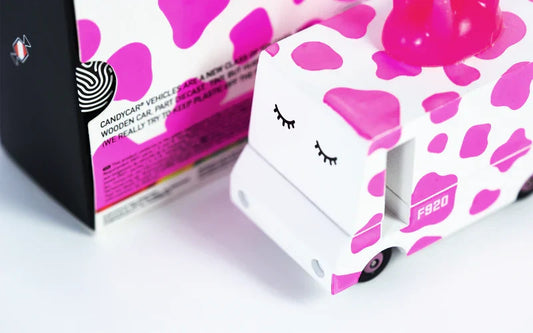 Camionette en Bois Candycar World - Strawberry Moo – vue produit 2