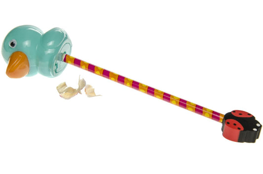 Bleistiftspitzer in Entenform