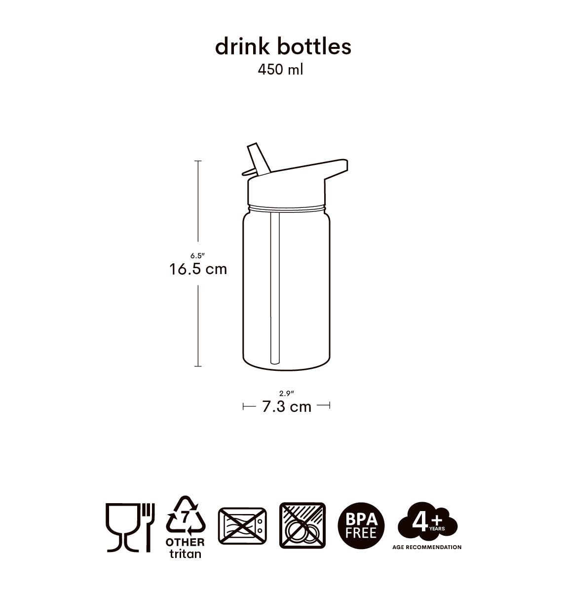 Gourde enfant - Savane – vue 6 – A Little Lovely Company