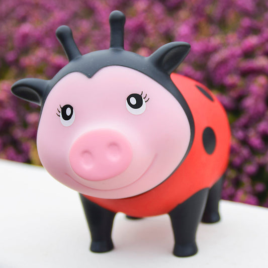 Schwein Marienkäfer