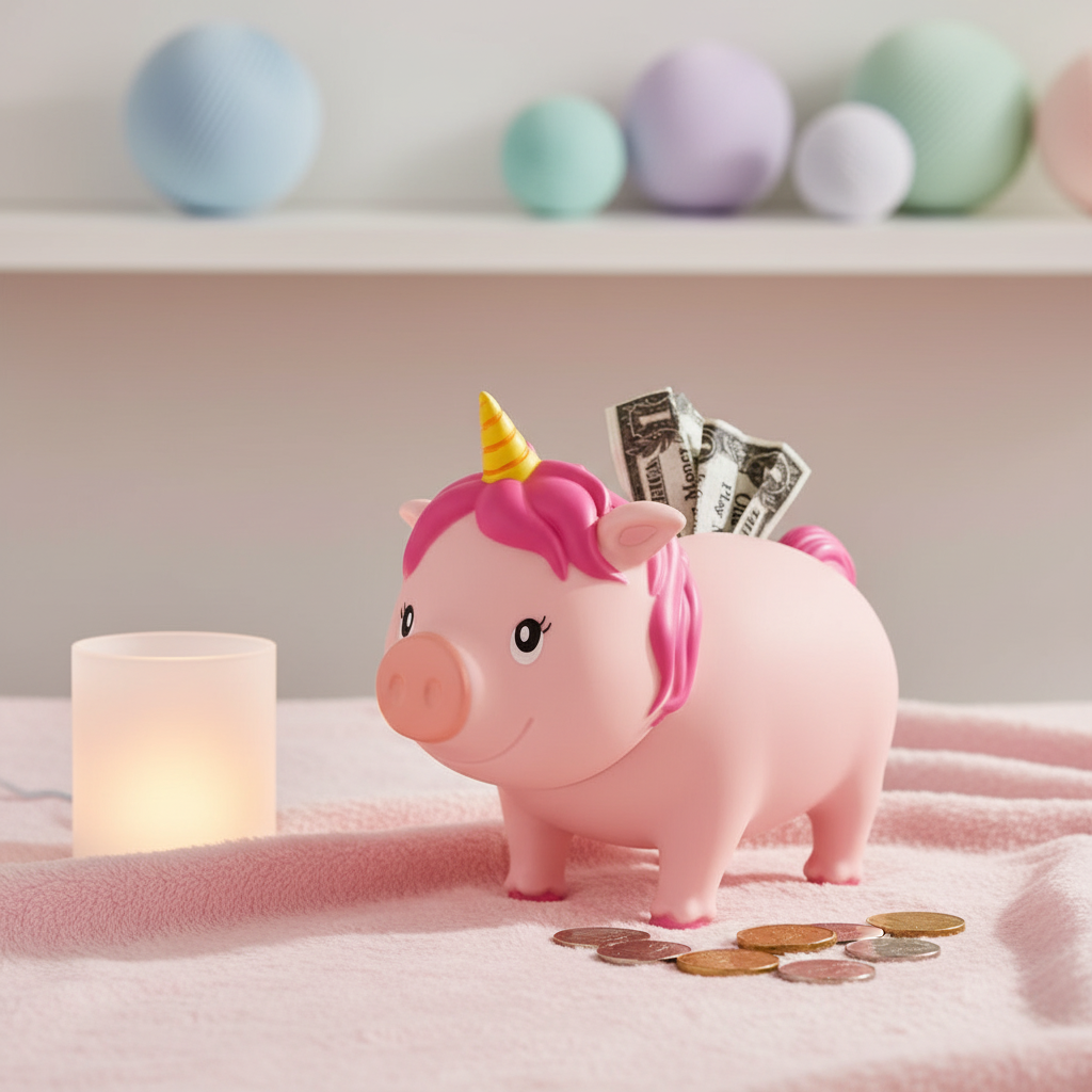 Cochon Licorne Rose - vue 9