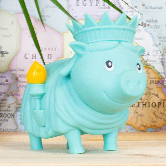 Cochon Statue de la Liberté - vue 2