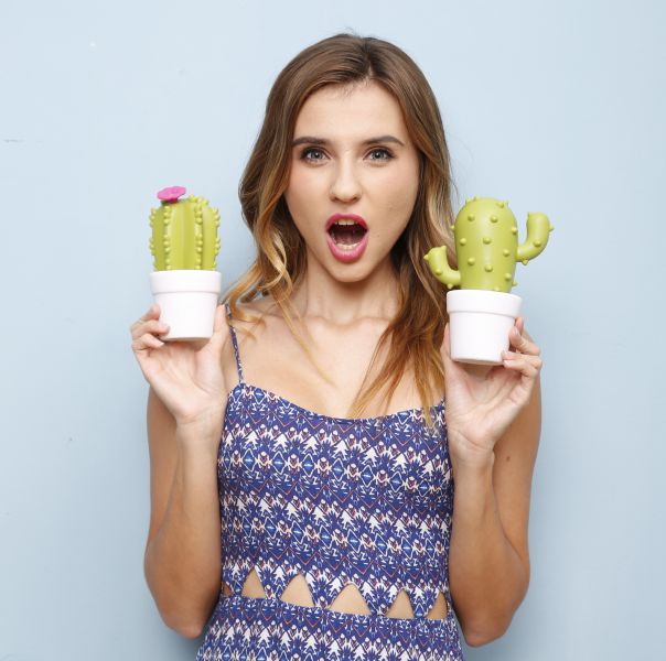 Kaktus-Blumen-Nachtlicht