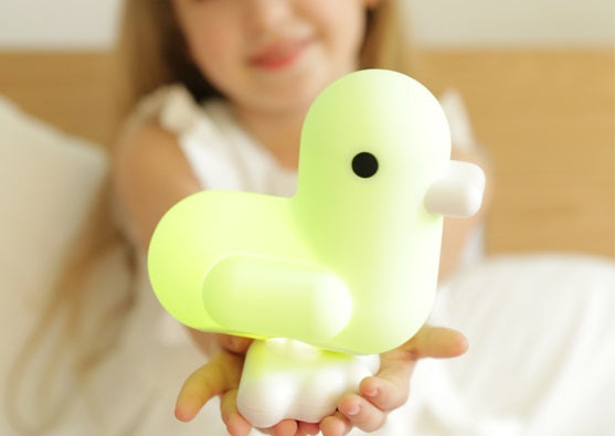 Pastel Green Duck Night Light