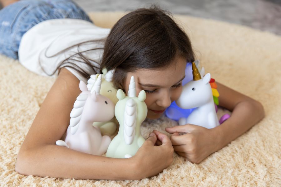 Veilleuse Licorne Verte