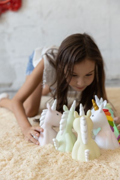 Gelbes Einhorn Nachtlicht