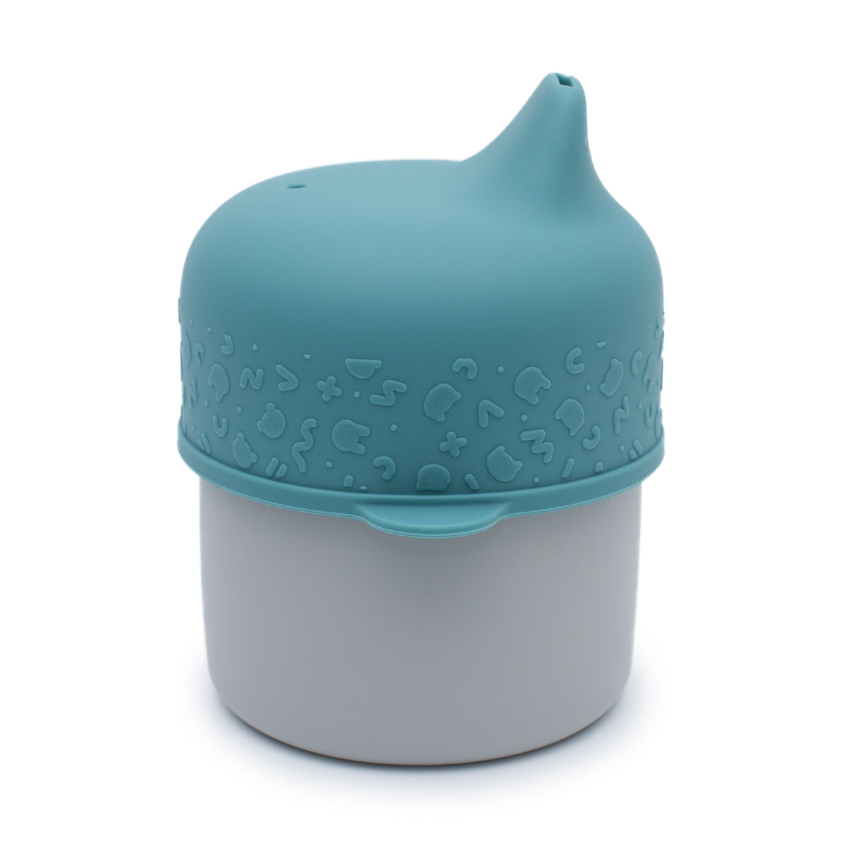 Duck blue cover and mini straw