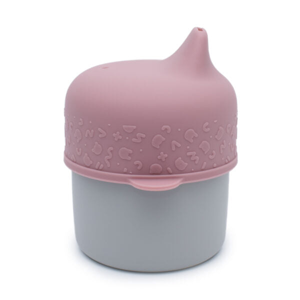 Cover and mini straw dusty pink