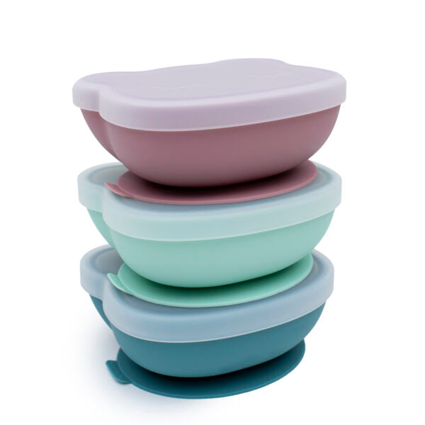 Bol en Silicone Ours Dusty Rose