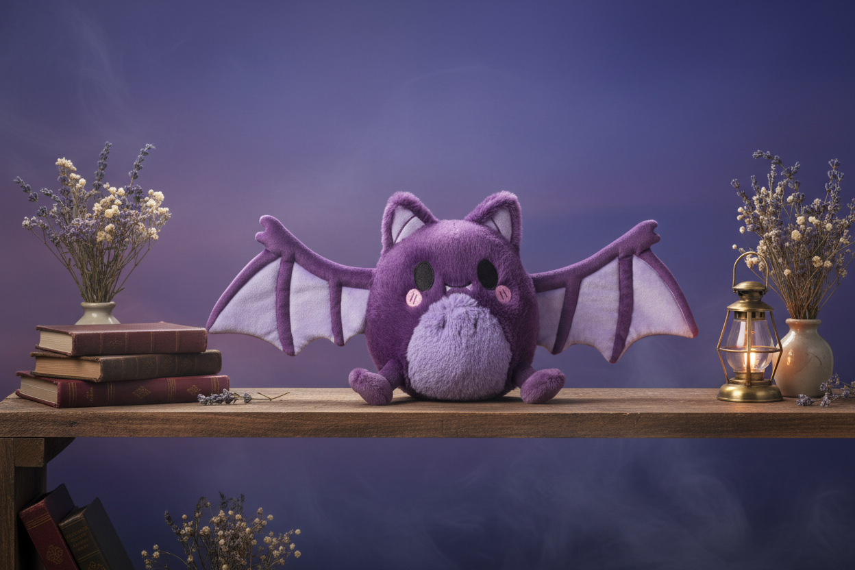 Mini Squishable Plush Bat