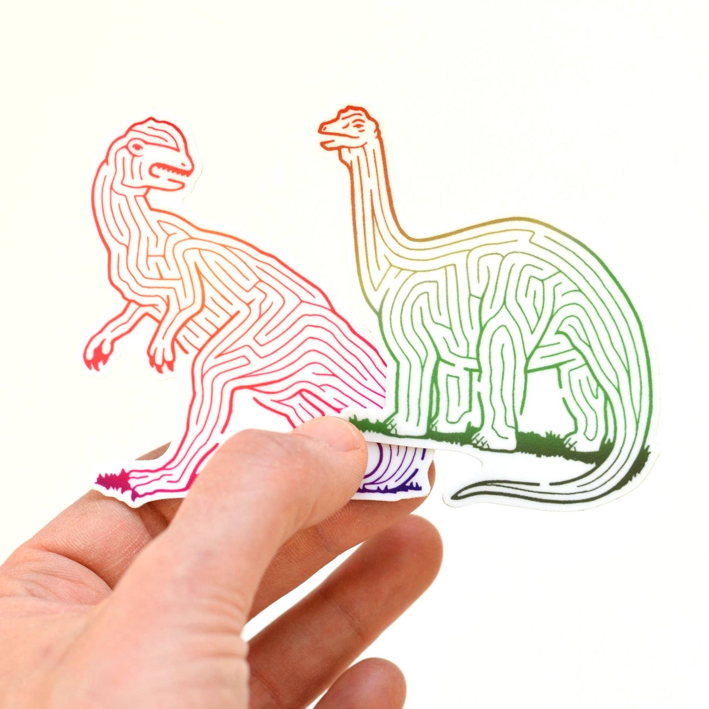 Sticker Dinosaurier-Labyrinth