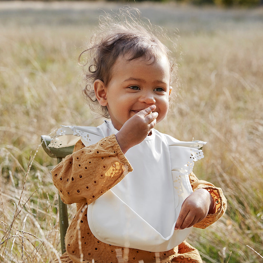 Vanilla White bib