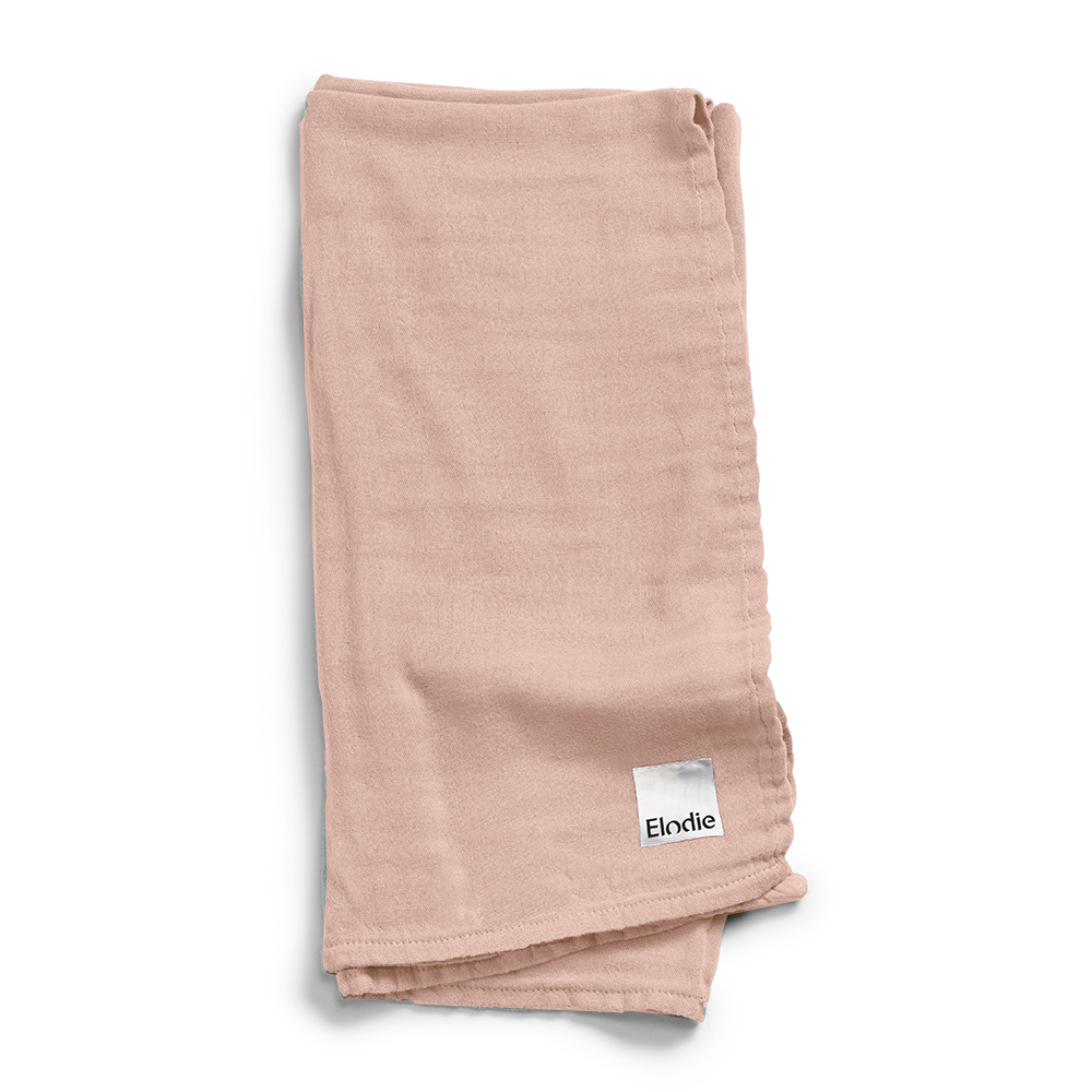 Lange en Mousseline de Bambou - Powder Pink – vue principale