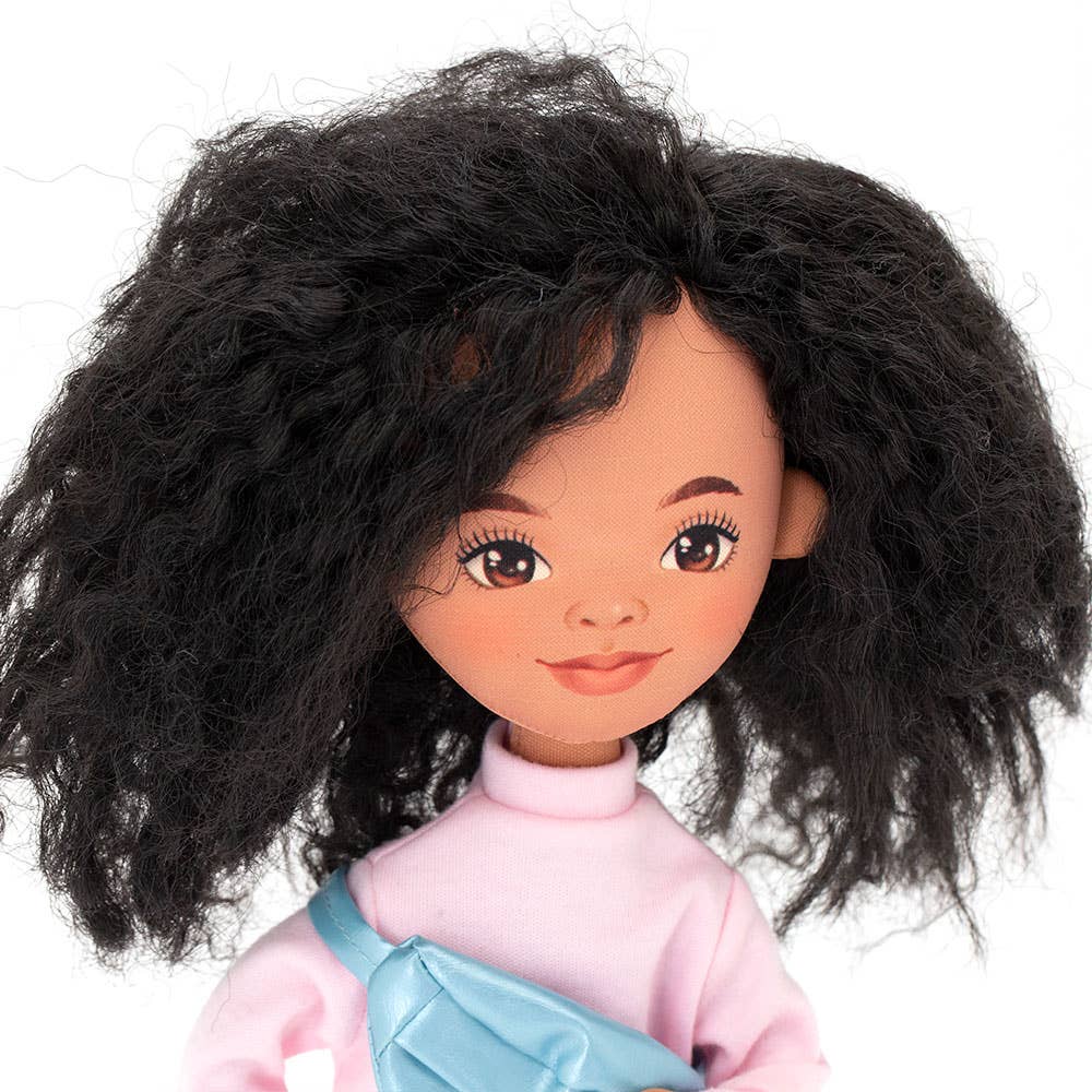 Tina-Puppe im rosa Trainingsanzug – 32 cm