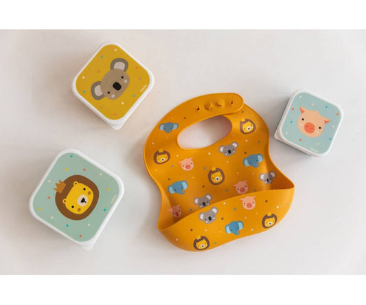 3 boites dejeuner animal friends