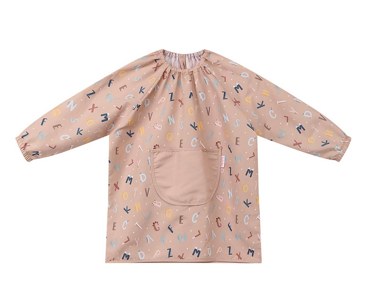 Tablier enfant Tutete Lettres Amusantes, avec poche centrale, taille 4