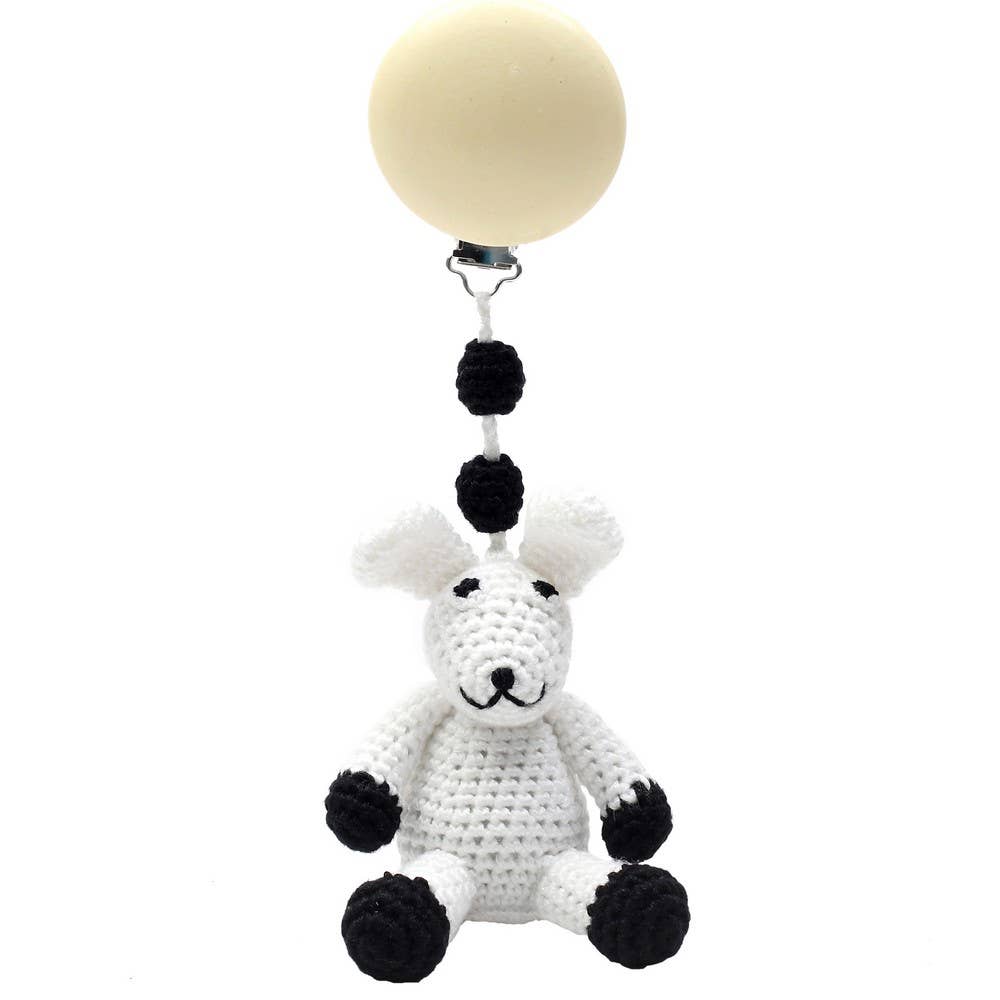 Hasen-Kinderwagenhaken - Weiß