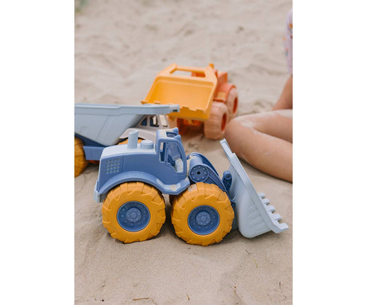 Blauer Strandbagger