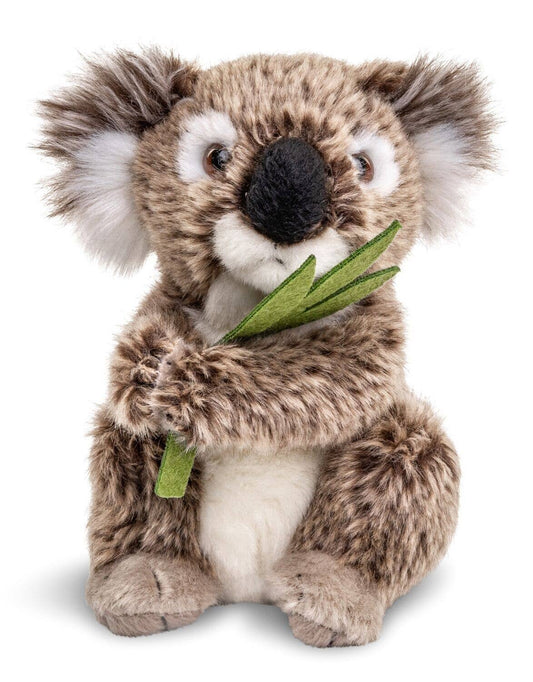 Peluche Koala avec feuille d'Eucalyptus