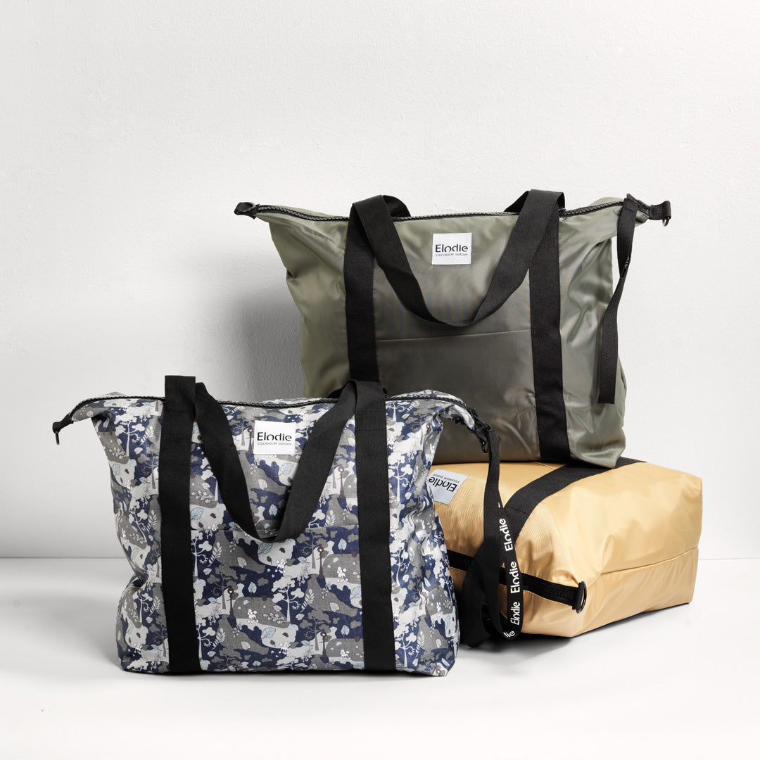 Gold changing bag