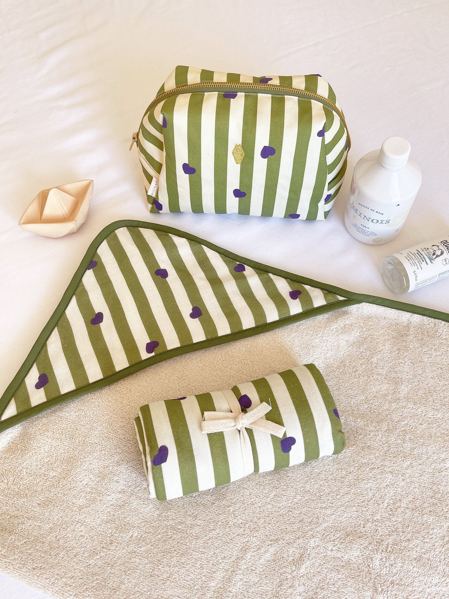 Bade-Set Stripe & Love