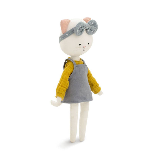 Plüschtier aus Baumwolle, Cotti Motti, Christy die Katze (30 cm) -0+