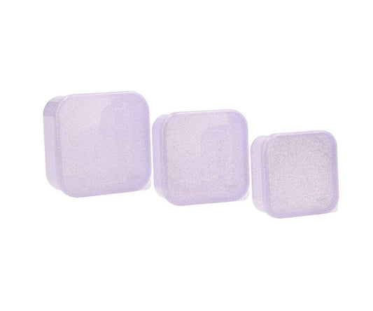 3 Boîtes à Déjeuner à Paillettes Lilas - vue 2
