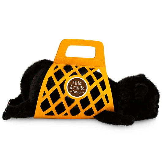 Milo & Millie Plüschtier, Milo die schwarze Katze (56 cm) - ab 0 Jahren