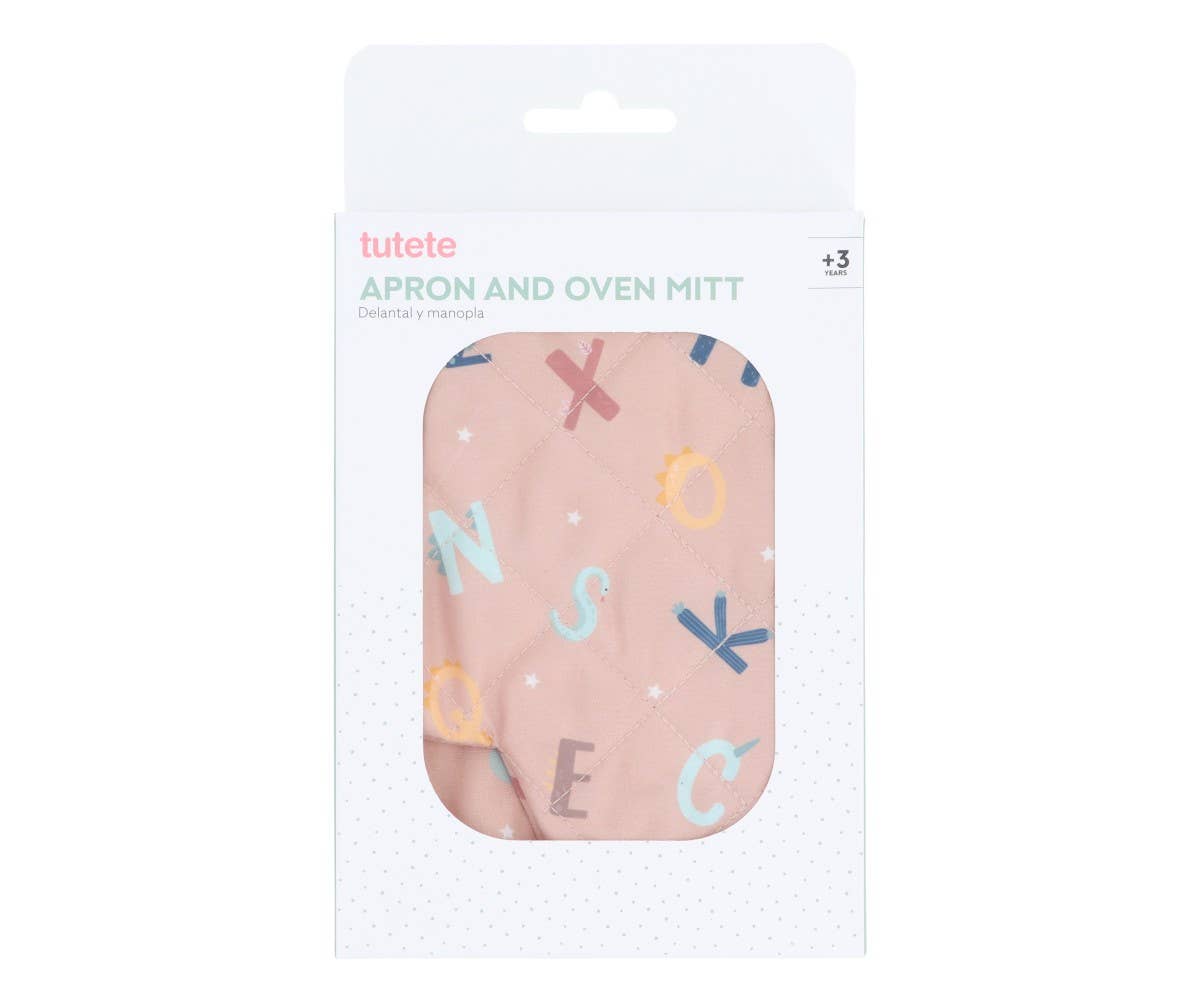Ensemble tablier et manique Lettres de l’Alphabet Rigolotes - vue 5