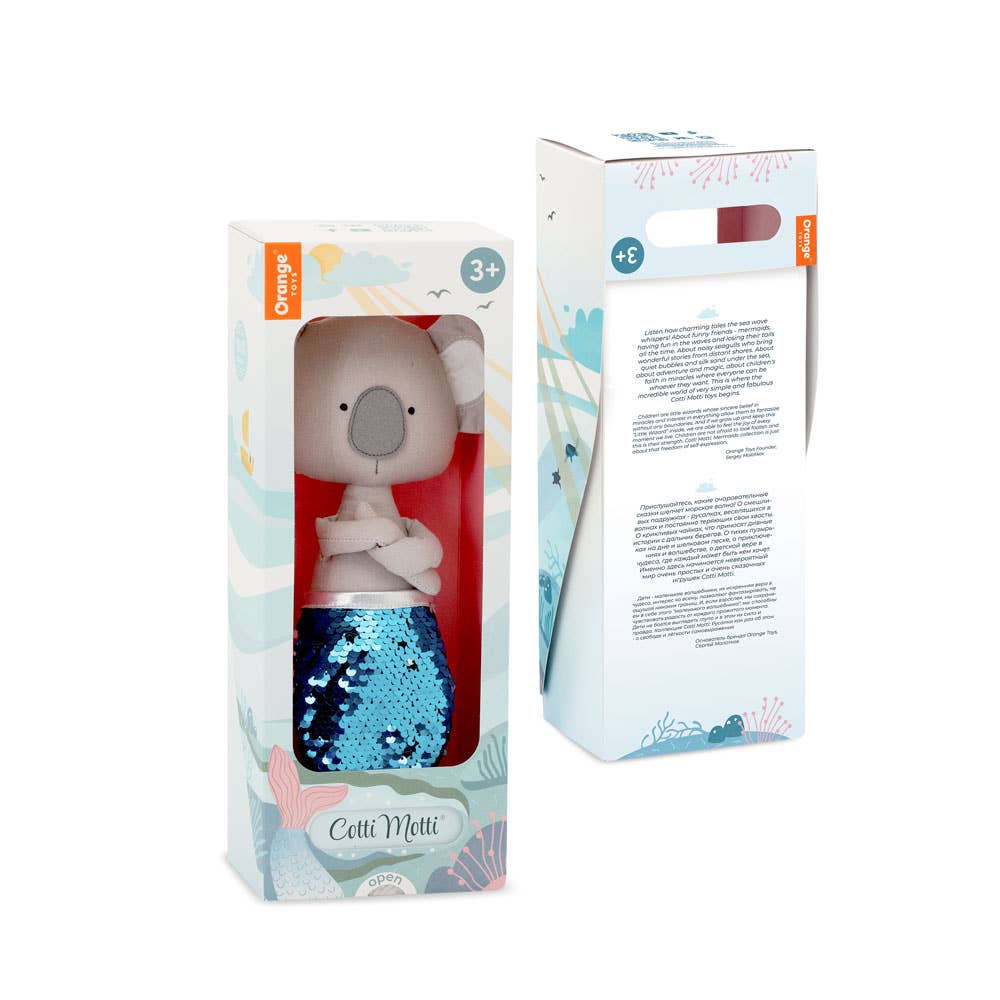 Plüsch-Freddy, die Koala-Meerjungfrau