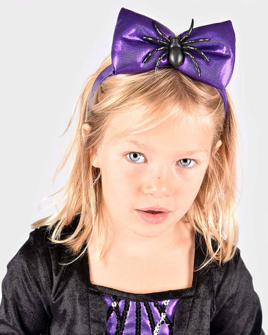 Spinnenkleid W mit Stirnband 110-116 cl 4-6 Jahre