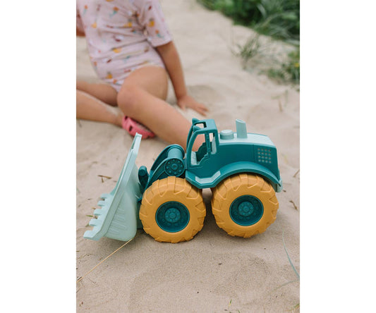Grünes Strand-Bagger-Spielzeug