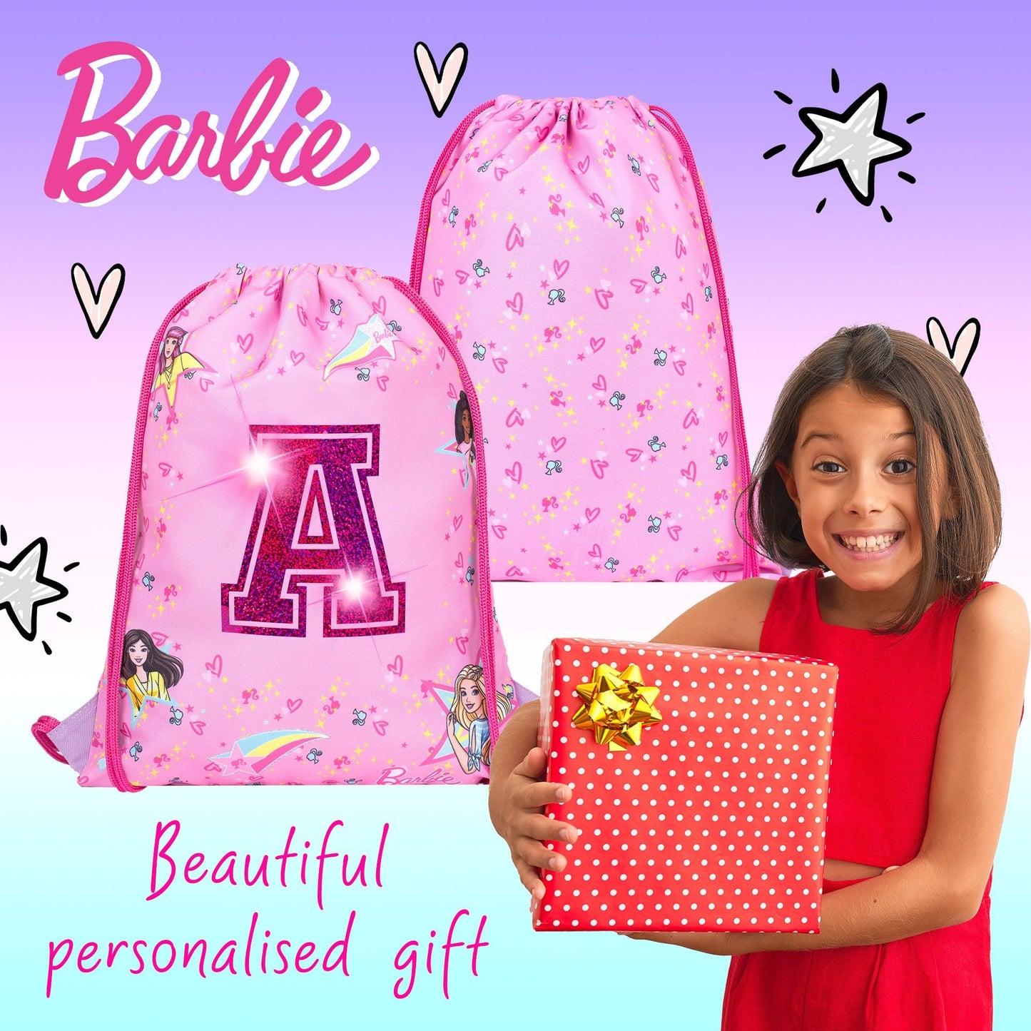 Official Barbie Sac à cordon | enfant PE Sac