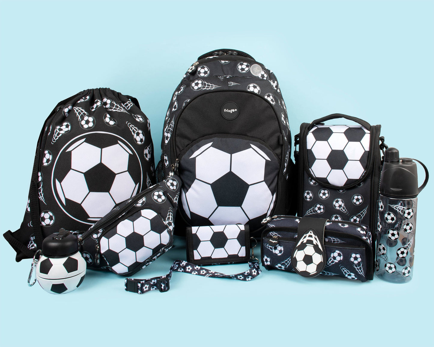 Football noir scolaire Trousse scolaire — enfant' football Stationery Organiser