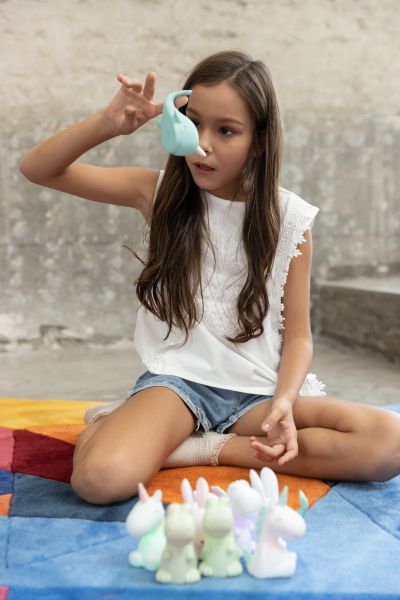 Mini Veilleuse Narval Bleu